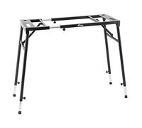 Tiger KYS21-BK Adjustable Keyboard Stand with Platform - Keyboard and Mixer Stand - Black