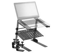 Tiger Laptop DJ Stand with Adjustable Height (24-36 cm) and Width (24-