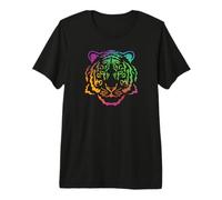 Tiger Large Cat Predatory Graphic Premium T-Shirt