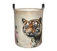 Tiger Laundry Basket Hamper Kids Storage Basket Toy Organizer Bin For Bedroom, Bathroom, College Dorms, Boys And Girls