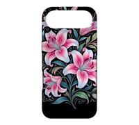 Tiger Lilies Blue White Pink Summer Spring Flowers Lily Buds Case for iPhone Air