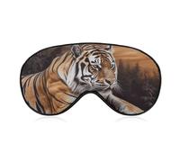 Tiger Lying on Wood Eye Mask Sleep Mask Eye Masks for Sleep Sleep Masks for Women Men Sleeping Mask Travel Eye Mask Sleep Mask Blackout Funny Sleep Mask Cute Sleep Mask