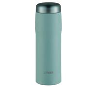 TIGER Made in Japan Vacuum Insulated Stainless Steel Water Bottle, 16 oz (480ml), AG - Pale Blue