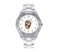 Tiger Male Business Watches for Men Stainless Steel Strap Watch Casual Wrists Accessories Boyfriend Father Gift
