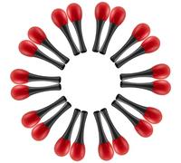 TIGER MAR28-10-RD Mini Egg Maracas - Childrens Percussion Shaker Instrument - Red - Pack of 10 Pairs