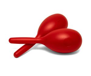 TIGER MAR49-RD Full Size Plastic Maracas - Red - One Pair