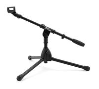 TIGER MCA49-BK Low Level Floor and Desktop Boom Microphone Stand Bass Drum, Guitar Cab, Mic Stand