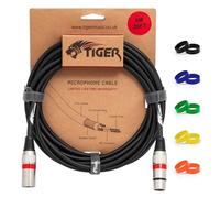 Tiger MIC4-06 Microphone Cable - XLR-m to XLR-f - 6 metres (20 feet)