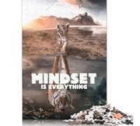 Tiger Mindset Puzzles 1000 Piece Puzzles Jigsaw Puzzles for Adults Educational Game Challenge Toy 1000pcs (75x50cm)