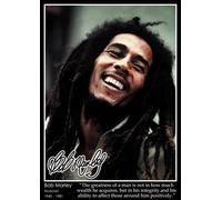 Tiger Moon Bob Marley - A2 Size - 42 x 59.4 cm - Paper Laminated