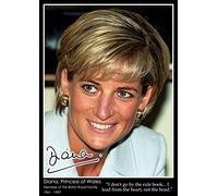 Tiger Moon Princess Diana - A2 Size - 42 x 59.4 cm - Paper Laminated
