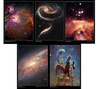 Tiger Moon Set Of Five Hubble Telescope Space Posters [HB1] - Size A3 29.7