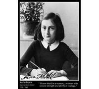 Tiger Moon The Tiger Moon Trading Company Ltd Anne Frank - Inspirational Quote Poster - A2 Size - 42 x 59.4 cm - Paper Laminated