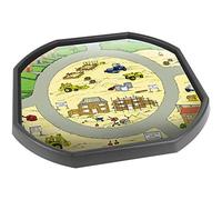 Tiger Moon The Tiger Moon Trading Company Ltd Building Site Vinyl Tuff Tray Insert - 86 x 86 cm - Ideal for Large Tuff Spot Tuff Tray - Tuff Tray NOT Included