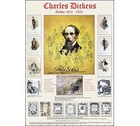 Tiger Moon The Tiger Moon Trading Company Ltd Charles Dickens Poster - Size A1-59.4 x 84.1 cm - Informational History Poster - Paper Laminated