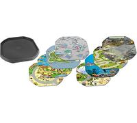 Tiger Moon The Tiger Moon Trading Company Ltd Eight Vinyl Tuff Tray Insert Bundle + Large Tuff Tray - 8 x 86 x 86 cm Inserts - Ideal for Large Tuff Spot Tuff Tray - Tuff Tray Included