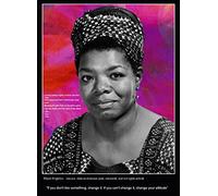 Tiger Moon The Tiger Moon Trading Company Ltd Maya Angelou - Black Icons of History - A2 Wall Art Poster
