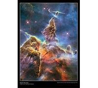 Tiger Moon The Tiger Moon Trading Company Ltd Mystic Mountain - Hubble Space Telescope Poster - A1 Size - 59.4 x 84.1 cm - Paper Laminated