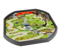 Tiger Moon The Tiger Moon Trading Company Ltd Personalised Lost World Dinosaurs Vinyl Tuff Tray Insert - 86 x 86 cm - Ideal for Large Tuff Spot Tuff Tray