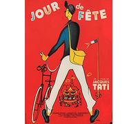 Tiger Moon The Tiger Moon Trading Company Ltd Set of Three - Jacques Tati - Iconic Film Posters - A2 Size - 42 x 59.4 cm - Paper Laminated
