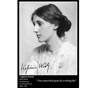 Tiger Moon Virginia Woolf - A2 Size - 42 x 59.4 cm - Paper Laminated