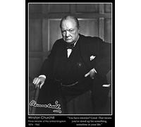 Tiger Moon Winston Churchill - A2 Size - 42 x 59.4 cm - Paper Laminated