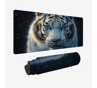Tiger Mouse Pat 1500x800x3mm Large Gaming Mouse Mat Starry Sky XXL Mouse Pad with Non-Slip Base, Extended Large Size Mouse Pads, Keyboard Desk Pad with Water Resist Surface for Desk Keyboard Decor