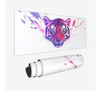Tiger Mouse Pat 900x300x3mm Large Gaming Mouse Mat Pink XXL Mouse Pad with Non-Slip Base, Extended Large Size Mouse Pads, Keyboard Desk Pad with Water Resist Surface for Desk Keyboard Decor, Gifts