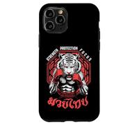 Tiger Muay Thai Boxing MMA Fighter Strength Vintage Case for iPhone 11 Pro