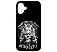 Tiger Muay Thai Boxing MMA Fighter Strength Vintage Case for iPhone 16 Plus