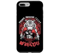 Tiger Muay Thai Boxing MMA Fighter Strength Vintage Case for iPhone 7 Plus/8 Plus