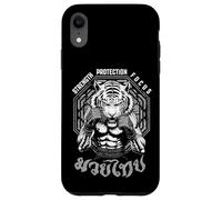 Tiger Muay Thai Boxing MMA Fighter Strength Vintage Case for iPhone XR