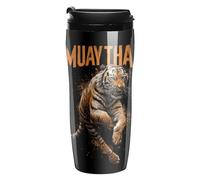 Tiger Muay Thai Novelty Tumbler Insulated Coffee Mug 9/12 Oz