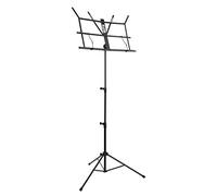 TIGER MUS49-BK Portable Easy-Folding Sheet Music Stand - Black