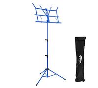 Tiger MUS56-BL Easy Folding and Portable Sheet Music Stand - Blue