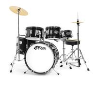 Tiger Music Distribution Ltd 5 Piece Junior Drum Kits - Drum Sets For Kids With 6 Months Free Lessons