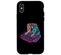 Tiger Music DJ Beatmaker Turntable DJ Tiger EDM Dance Club Case for iPhone X/XS