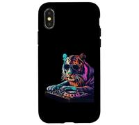 Tiger Music DJ Turntable DJ Tiger EDM Dance Club Beatmaker Case for iPhone X/XS