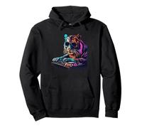 Tiger Music DJ Turntable DJ Tiger EDM Dance Club Beatmaker Pullover Hoodie