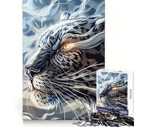 Tiger Mystic Legend 1000 Pieces Jigsaws Adults Puzzles Logic Boost Toy Bonding Time Premium Edge Premium Gift 50x75cm