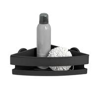 Tiger Noon Corner Shower Basket, Black