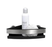 Tiger Noon Corner Shower Basket, Stainless Steel Brushed, 22 x 8 x 22 cm