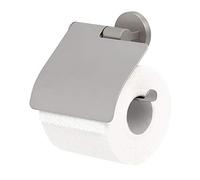 Tiger Noon Toilet Roll Holder with Cover, Stainless Steel Brushed