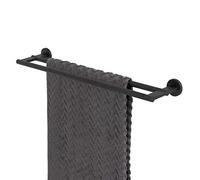 Tiger Noon Towel Rail Double, Black