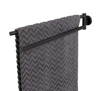 Tiger Noon Towel Rail with 2 arms, Black