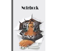 Tiger Notebook: Tiger Notebook Wide Ruled,Lined Paper Notebook for School, Students,Gift for Kids, Boys, Girls, Teens, ,Tigers notebook,Tigers lover