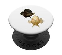 Tiger Oscar Fish Pair Realistic Exotic Aquatic Cichlid Art PopSockets Adhesive PopGrip