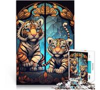 Tiger Otherworldly1000 Piece Puzzle For teenagers Stress Reliever Staycation Kill time Artists Collection, Fine Art 38x26cm