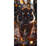 Tiger Paint by Numbers Dream Large Painting by Numbers for Adults, Paint-by-Numbers Kits 90X120cm Without Frame, DIY Acrylic Number Painting for Gifts Christmas Decorations, Hobbies for Women P0-700