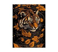 Tiger Paint by Numbers for Adults Animal Painting by Numbers for Adults, Art Supplies with Color Canvas for Painting 20x28Inch 36 Colors of Acrylic Paint and Brush, Wall Art for Room Decor 2YH-13843